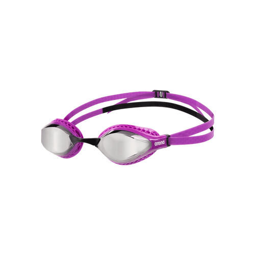 Arena Airspeed Mirror Goggles - Silver/Purple/Black-Goggles-Arena-SwimPath