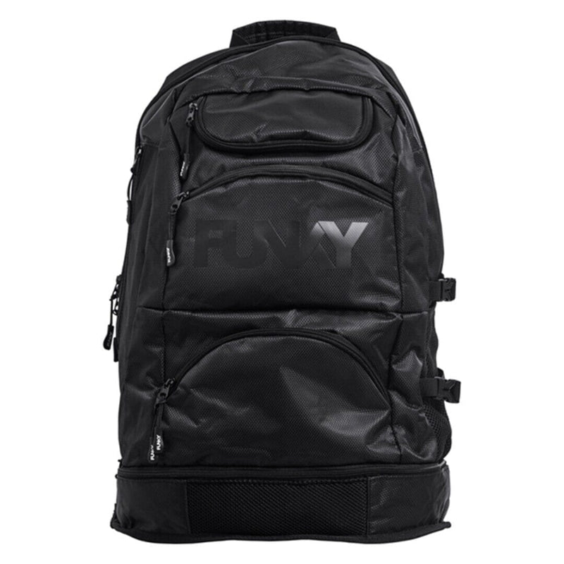 Funky Elite Squad Backpack - Back To Black-Bags-Funky-SwimPath