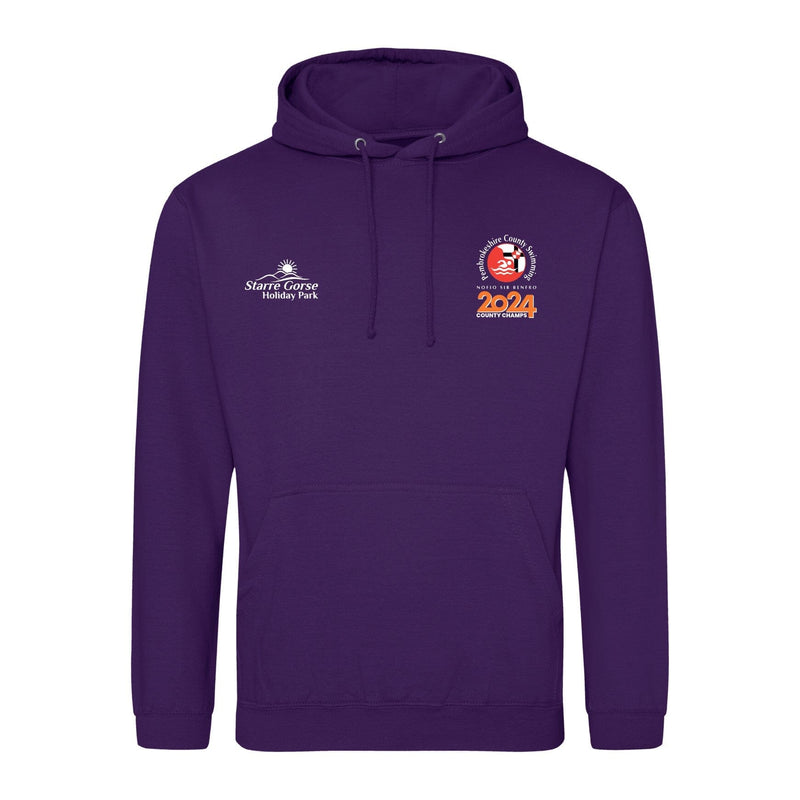 Pembrokeshire County Championships 2024 Hoodie - Purple-Event-Pembrokeshire-SwimPath