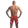 Speedo Fastskin LZR Pure Intent 2.0 Men's Jammers - Flame Red / Picton Blue-Jammers-Speedo-SwimPath