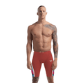 Speedo Fastskin LZR Pure Intent 2.0 Men's Jammers - Flame Red / Picton Blue-Jammers-Speedo-SwimPath