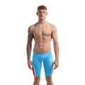 Speedo Fastskin LZR Pure Intent 2.0 Men's Jammers - Picton Blue / Flame Red-Jammers-Speedo-SwimPath